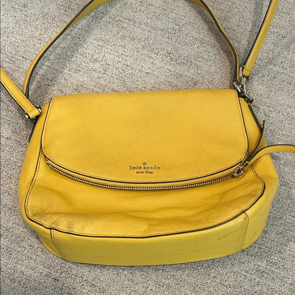 Kate Spade Mustard Yellow Shoulder Bag